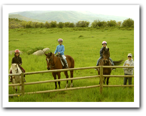 youth riding group